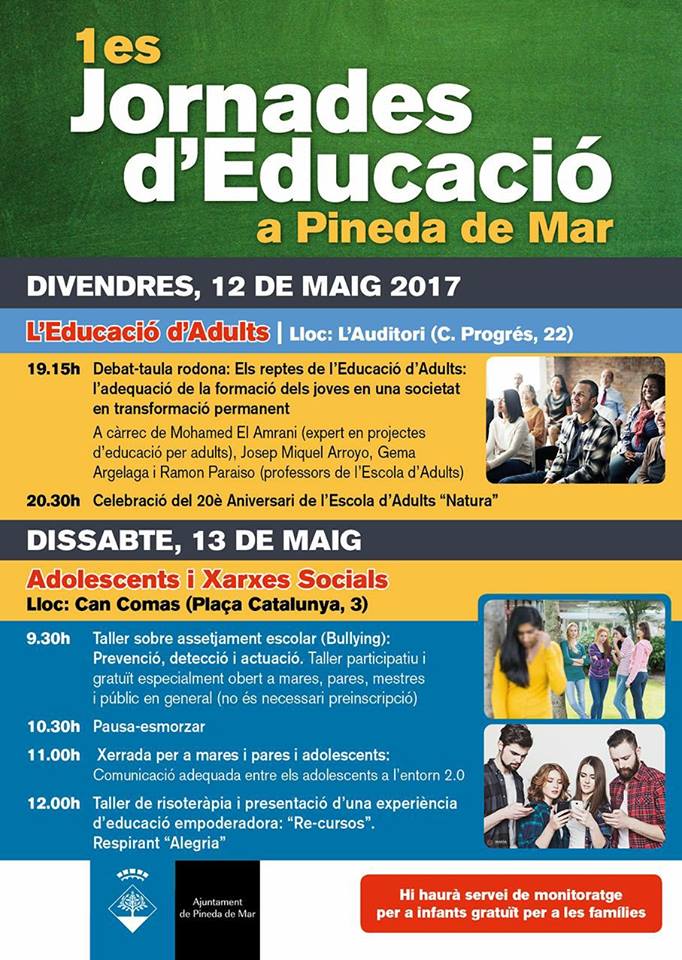 Cartell Jornades Educació