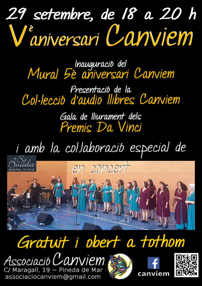 Cartell V Aniversari Canviem